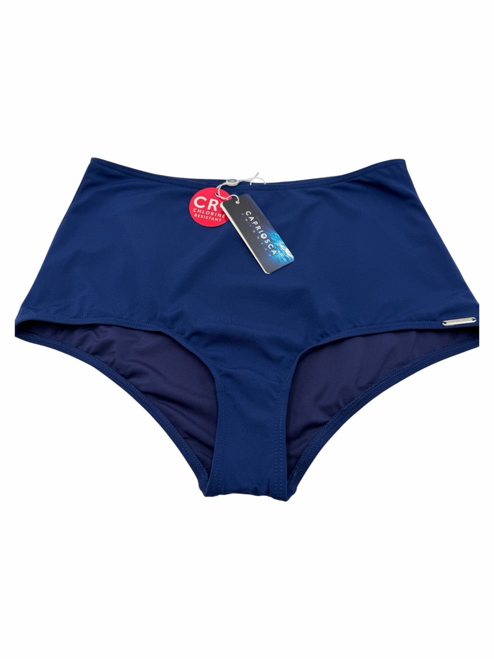 Capriosca Deep Navy High Waist Swim Bottoms